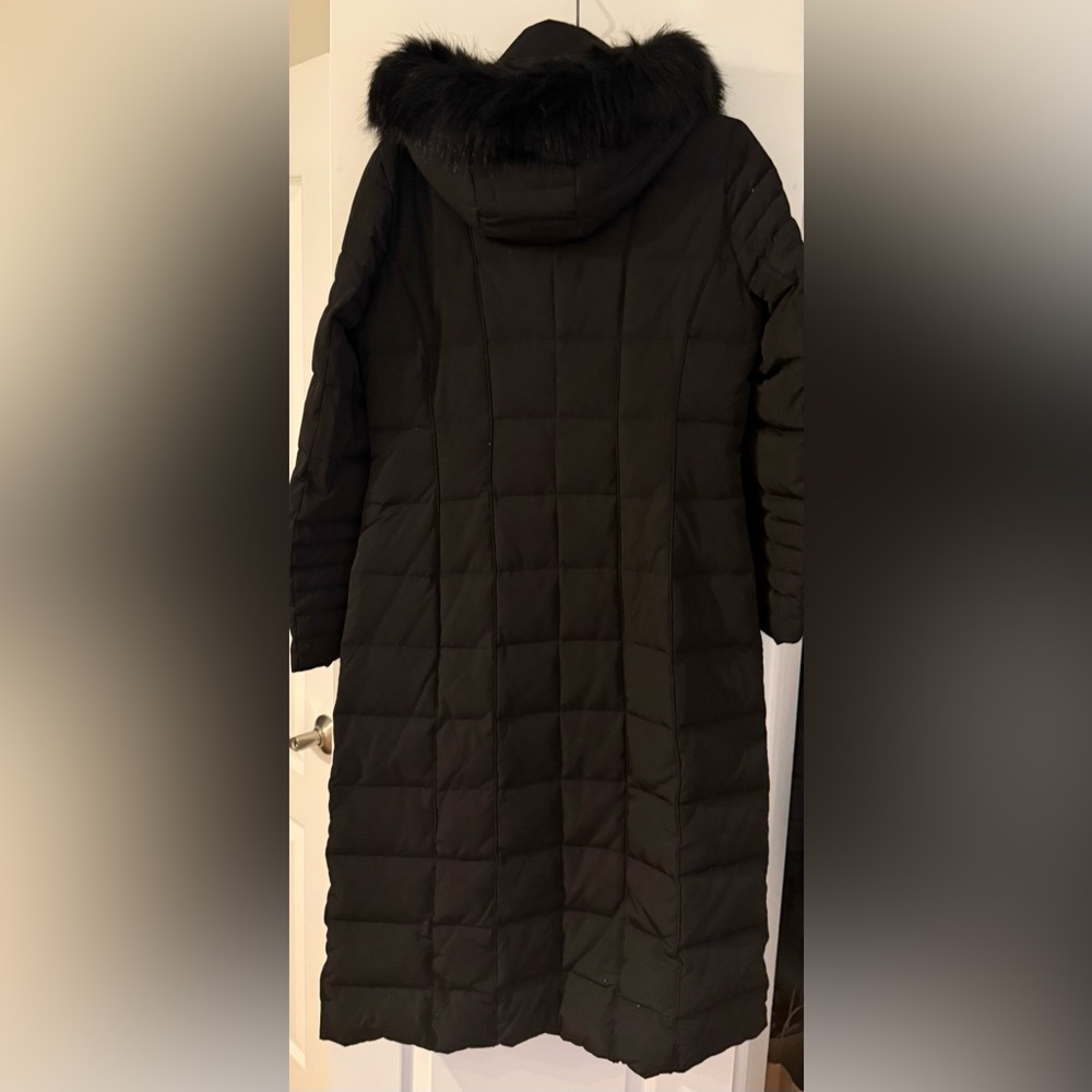 Calvin Klein Black Quilted Puffer Coat - Picture 2 of 3